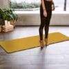 Thảm Tập Yoga Vàng Nâu 175x65cm Dày 9mm Cao CấpThảm Tập Yoga Vàng Nâu175x65cm Dày 9mm Cao Cấp