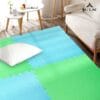 Thảm Xốp Ghép Trải Sàn 60cm x 60cm Vân Lá Xanh LamThảm Xốp Ghép Trải Sàn 60cm X 60cm Vân Lá Xanh Lam