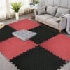 Thảm Xốp Ghép Trải Sàn 60x60cm Đỏ Gạch Miếng Ghép Vân LáThảm Xốp Ghép Trải Sàn 60x60cm Đỏ Gạch Miếng Ghép Vân Lá