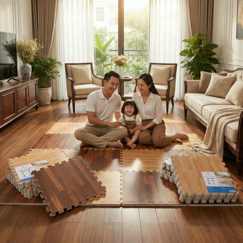 Thảm Vân Gỗ 60x60cm 1