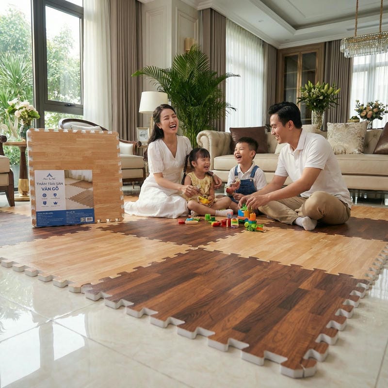 Thảm Vân Gỗ 60x60cm 2