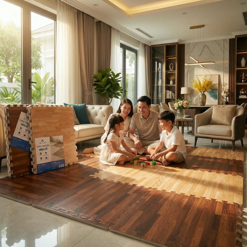 Thảm Vân Gỗ 60x60cm 3