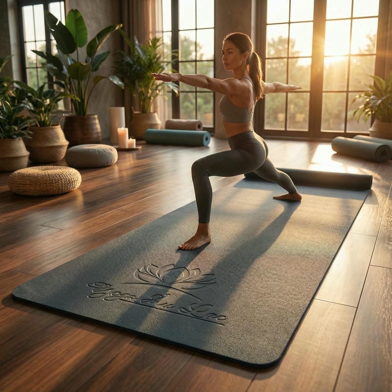 Thảm yoga dùng tại nhà cần cân bằng giữa độ êm, độ bám sàn và khả