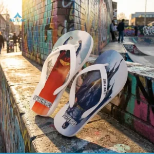 Dép Tông Nam Lp10 [ New ] Xỏ Ngón Like Pink In 3d Họa Tiết Đẹp