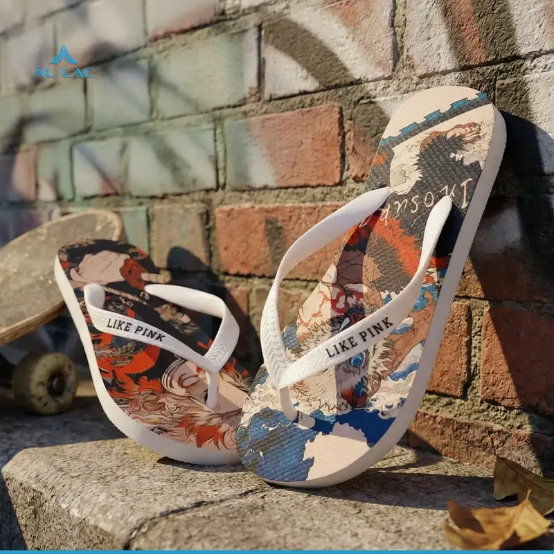 Dép Tông Nam Lp10 [ New ] Xỏ Ngón Like Pink In 3d Họa Tiết Đẹp 7