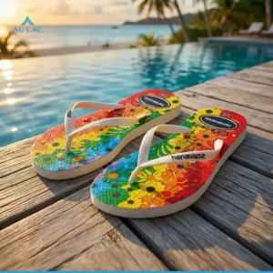 Dép Tông Nữ Lp11 In 3d Công Nghệ Cao Tông Màu Tươi Sáng 3