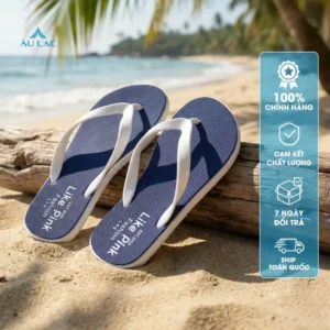 Dép Tông Nam Lp06n Đúc Nguyên Khối Xanh Trắng Size 38-44