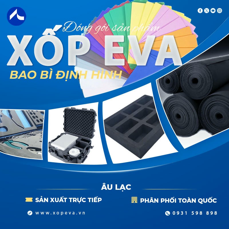 Xốp Eva Cho Sản Xuất Bao Bì định Hình