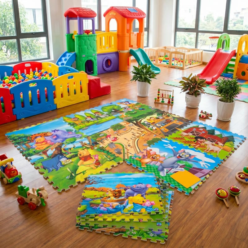 Thảm Xốp Ghép Hình Cho Bé 7
