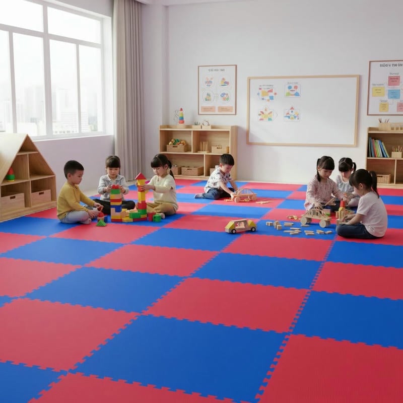 Thảm Xốp Ghép Trải Sàn Âu Lạc 11