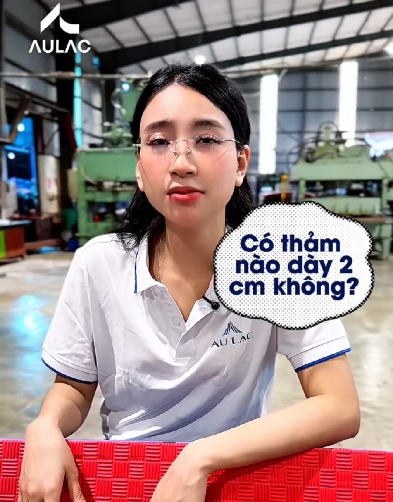 Thảm Thể Thao 1mx1mx2cm Bề Mặt Caro Kẻ Chống Trượt 2