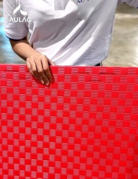 Thảm Thể Thao 1mx1mx2cm Bề Mặt Caro Kẻ Chống Trượt 3