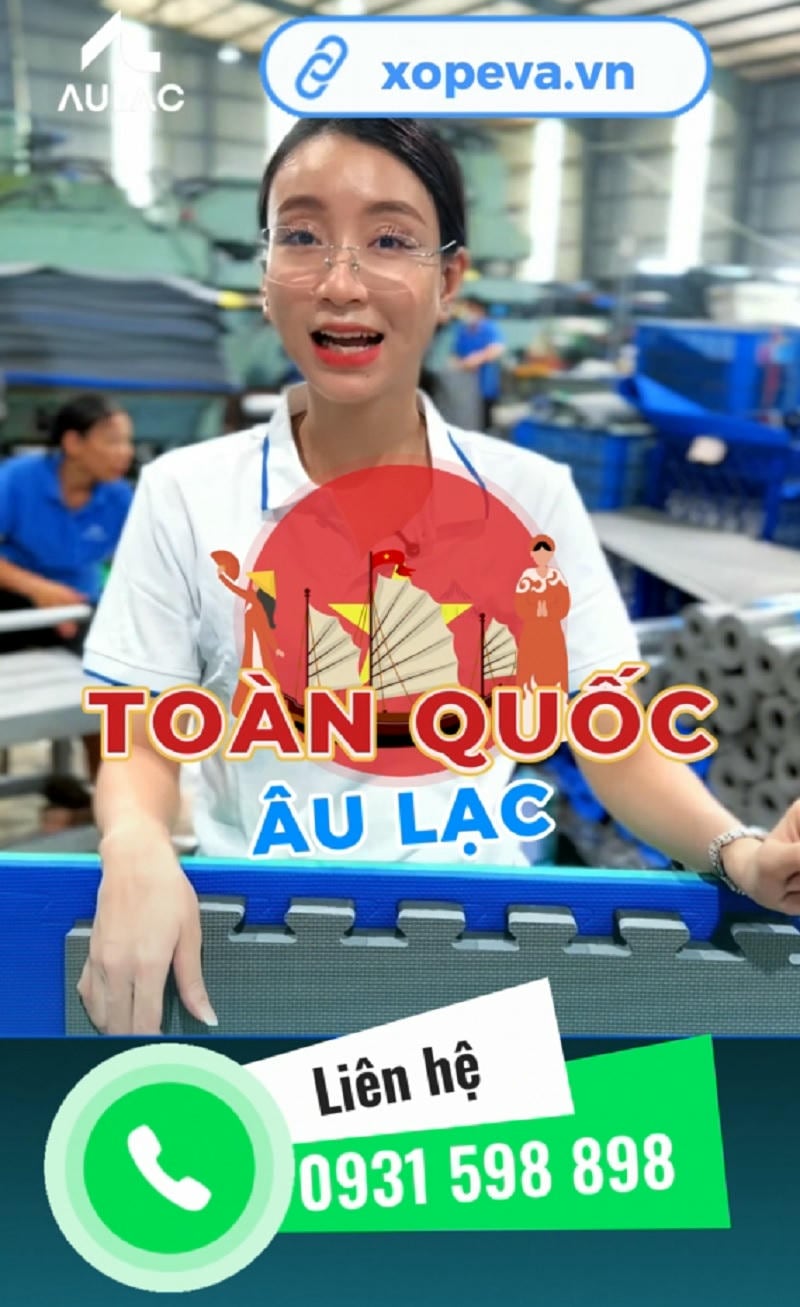 Độ bền phụ thuộc mật độ vật liệu, công nghệ ép, chất lượng hạt EVA và