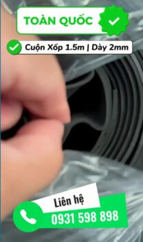 Cuộn Xốp 1.5m Dày 2mm 2